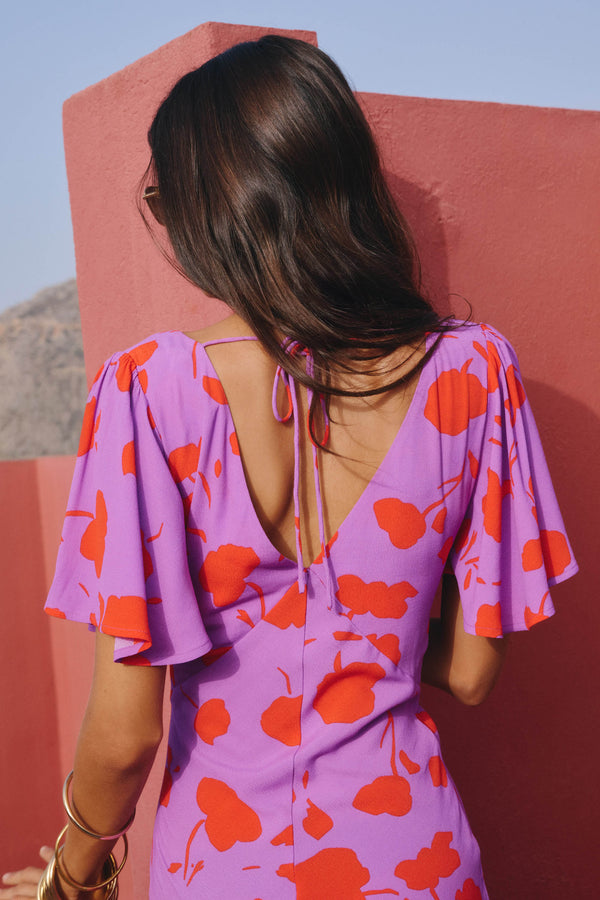 Isabella Dress In Fuchsia