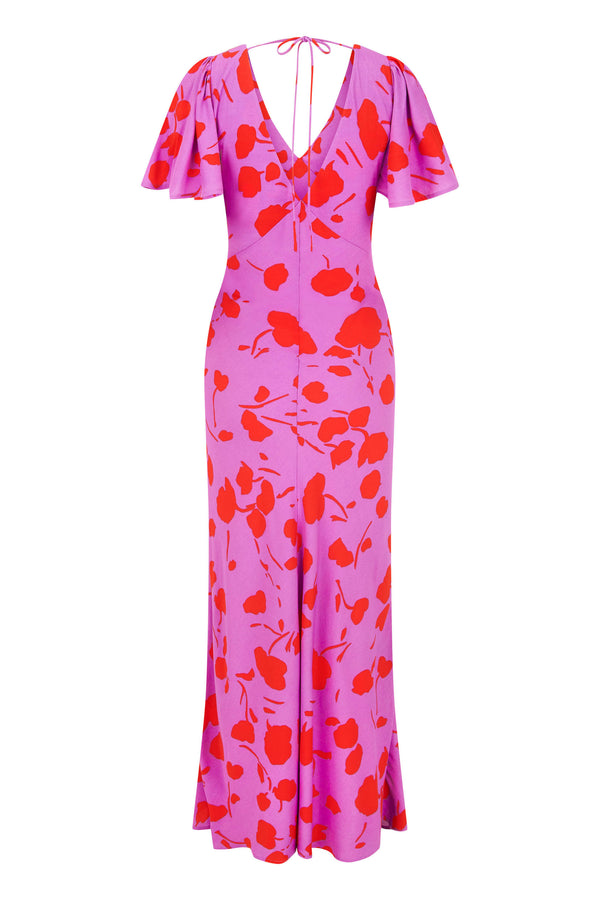 Isabella Dress In Fuchsia