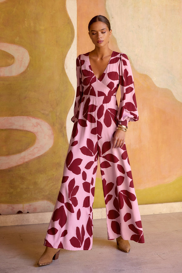 Jezebel Jumpsuit In Rosehip