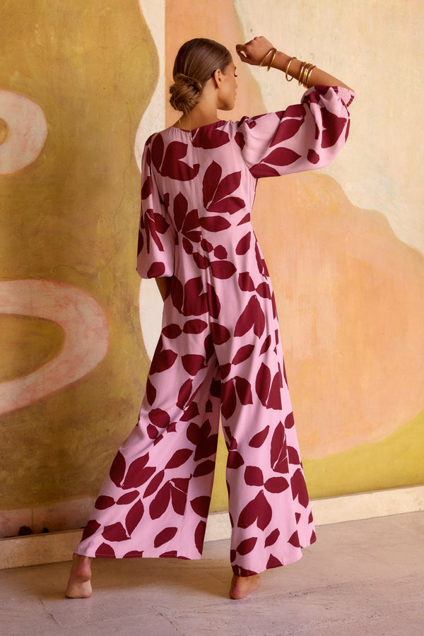 Jezebel Jumpsuit In Rosehip