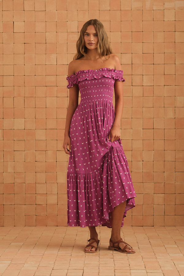 Lido Dress In Tamarillo