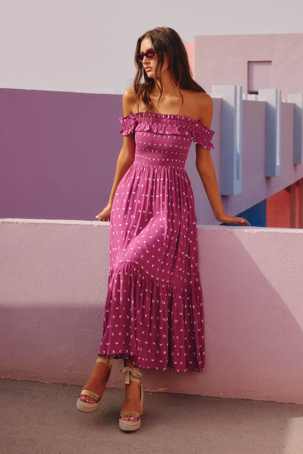 Lido Dress In Tamarillo
