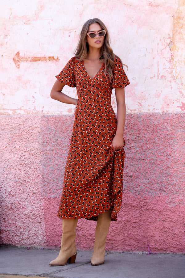 Lina Dress In Feather