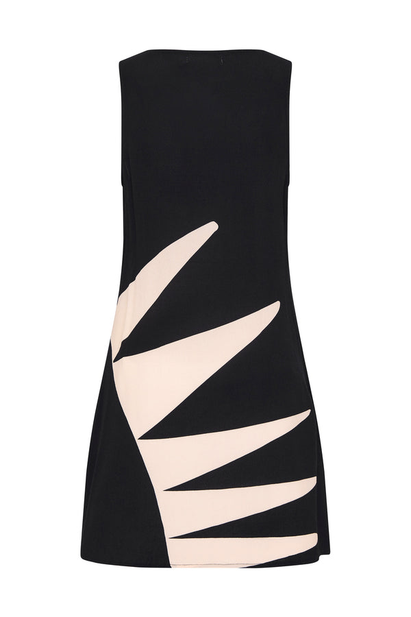 Lita Dress In Noir Palm