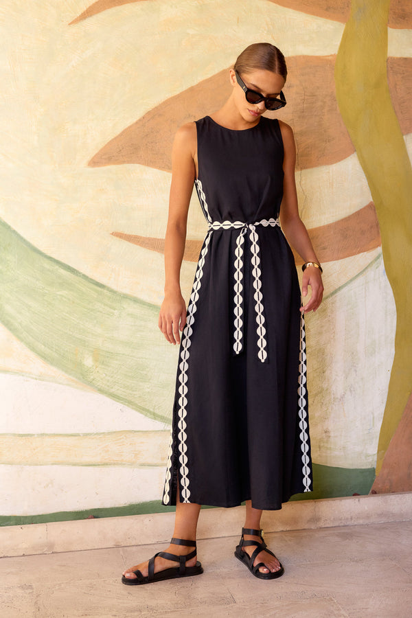 Margot Dress In Onyx