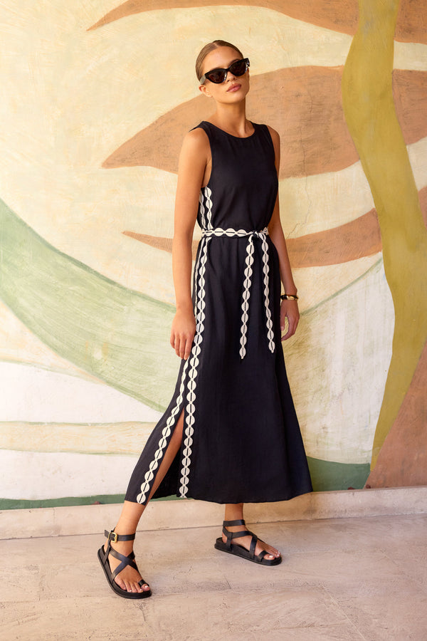 Margot Dress In Onyx