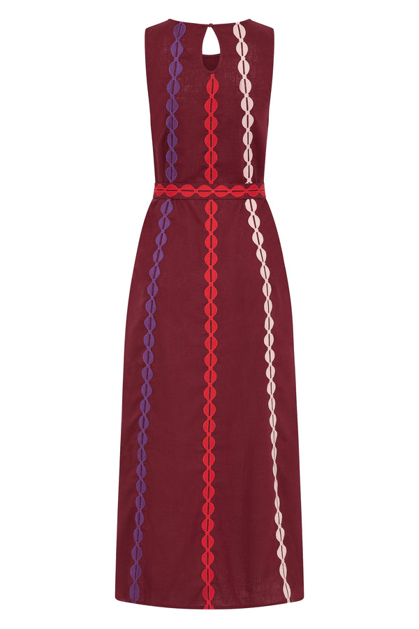 Margot Dress In Tobacco