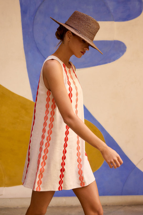 Margot Mini Dress In Palm Sugar