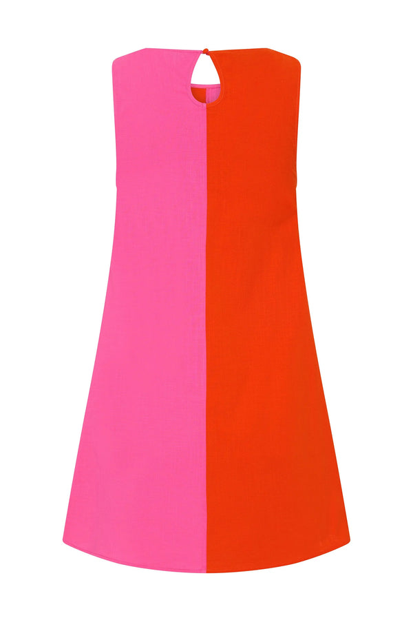 Margot Mini Dress In Strawberry Spritz