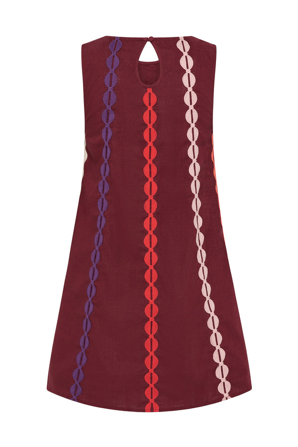 Margot Mini Dress In Tobacco