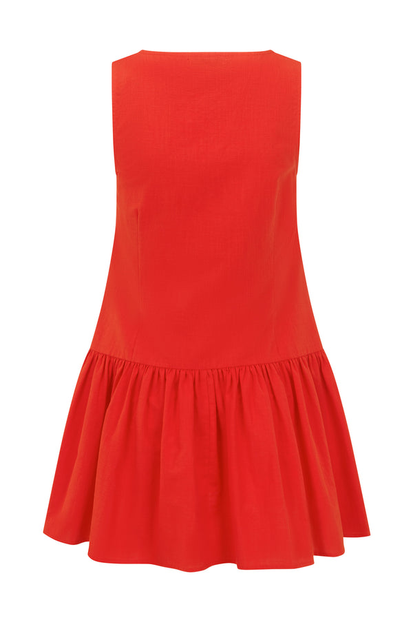 Marmo Dress In Rhubarb