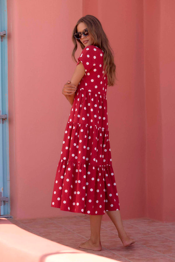 Mili Dress In Chilli