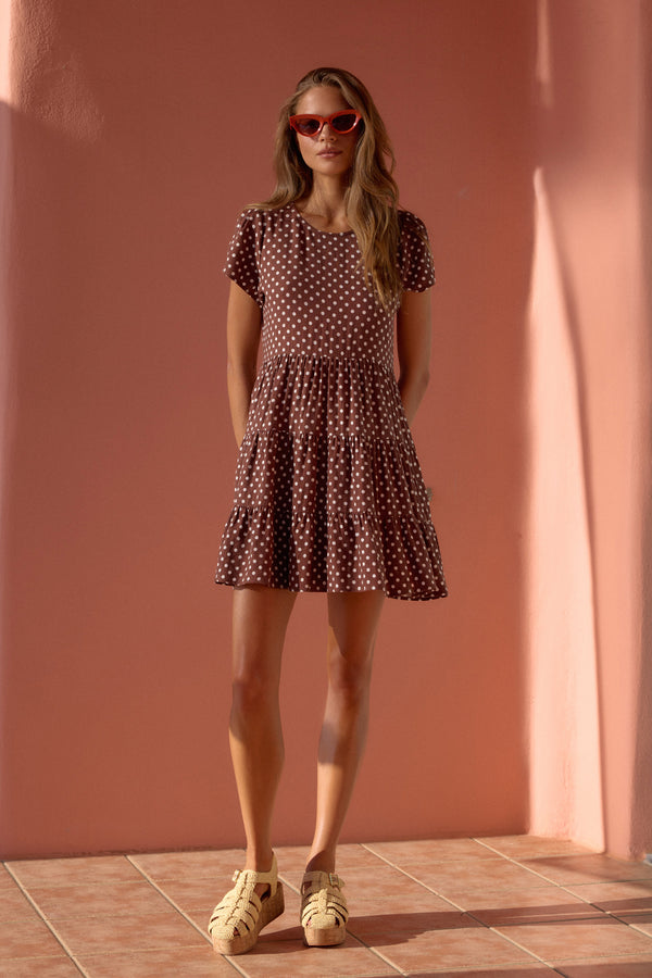 Mili Mini Dress In Sokolata