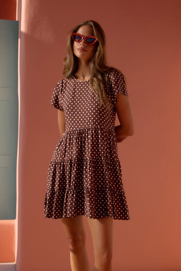 Mili Mini Dress In Sokolata