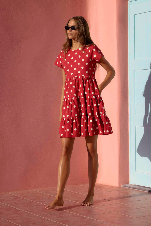 Mili Tall Dress In Chilli