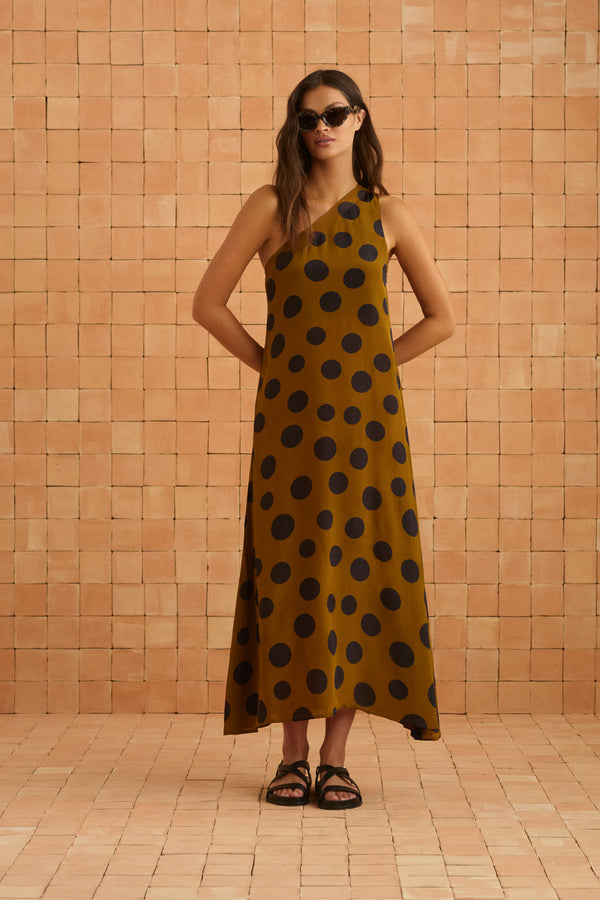 Minka Dress In Ginger Spot