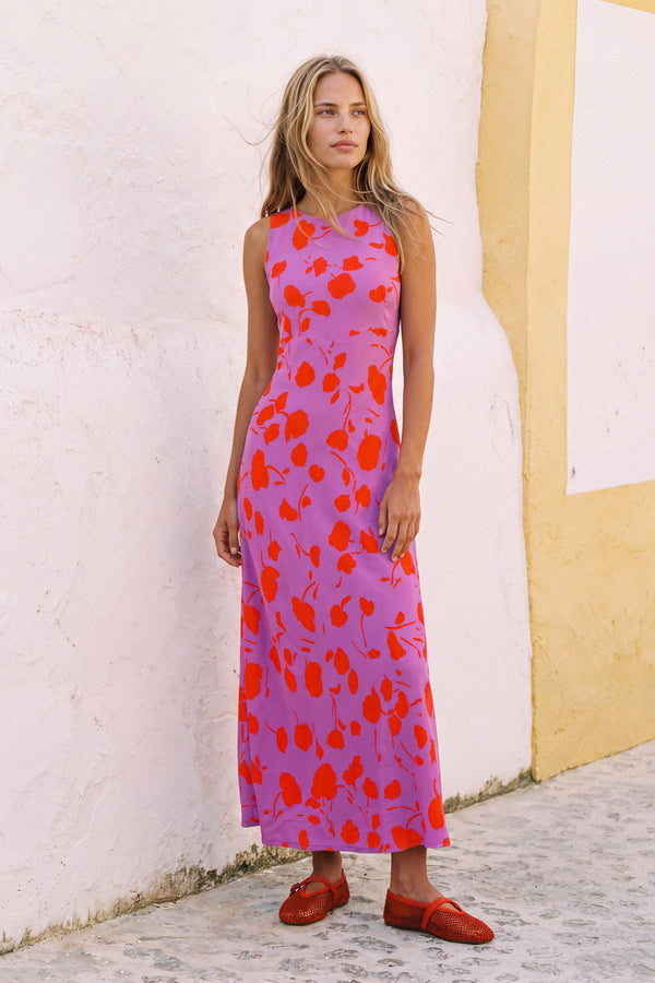 Misty Dress In Fuchsia