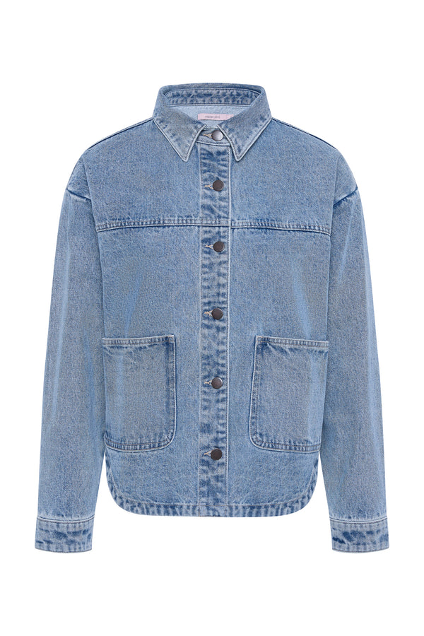 Nikita Jacket In Oasis Blue