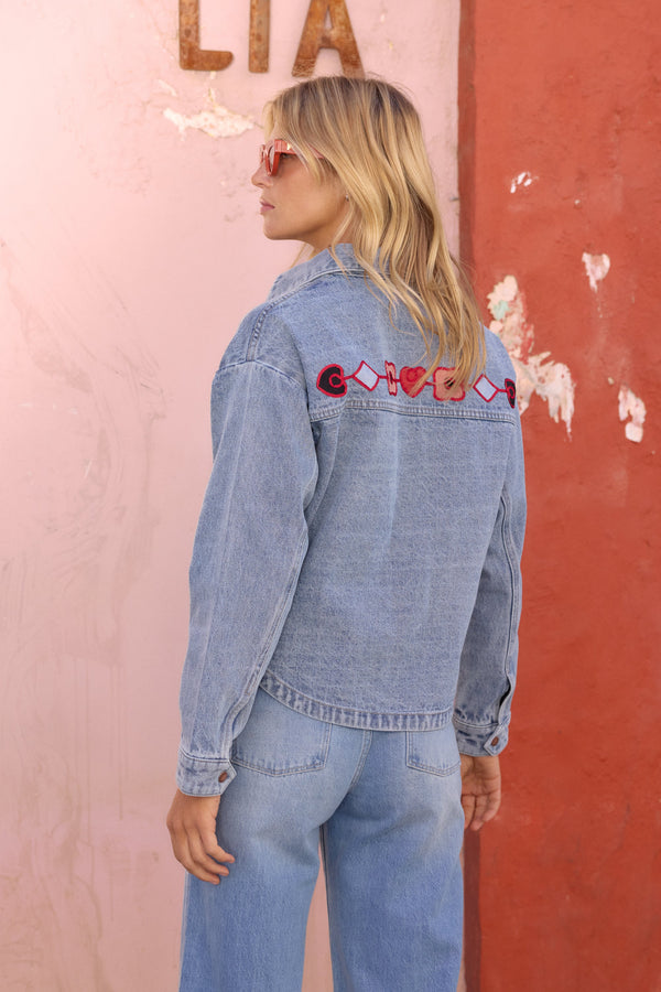 Nikita Jacket In Oasis Blue