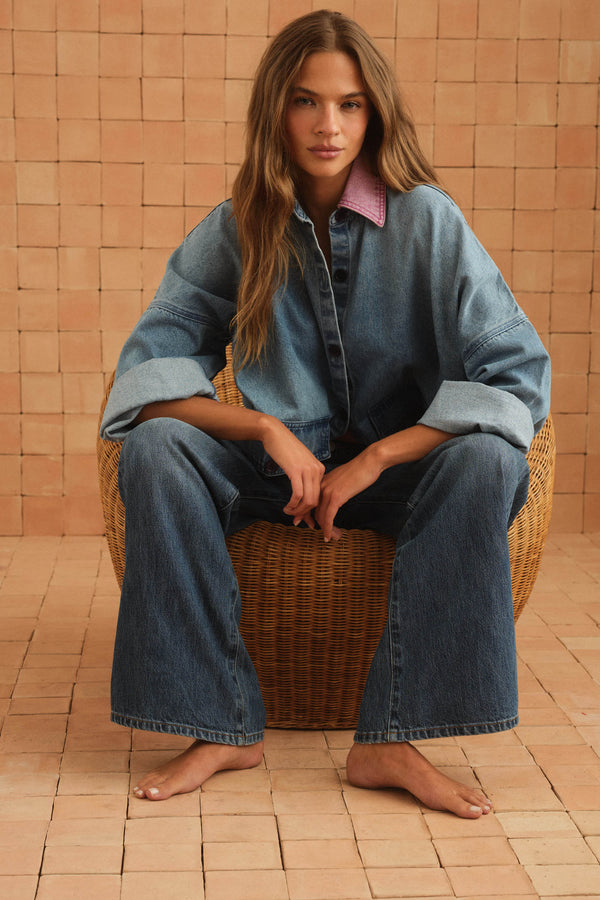 Paddington Jacket In Blue Denim