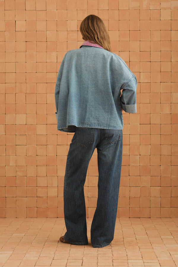 Paddington Jacket In Blue Denim