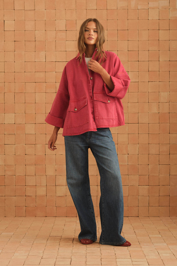 Paddington Jacket In Poppy Denim