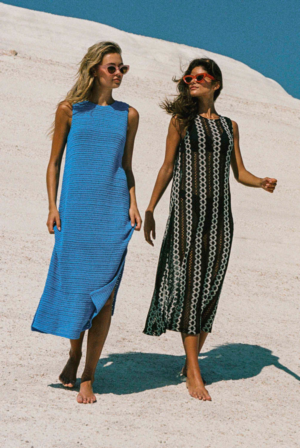 Paloma Dress In Lagoon