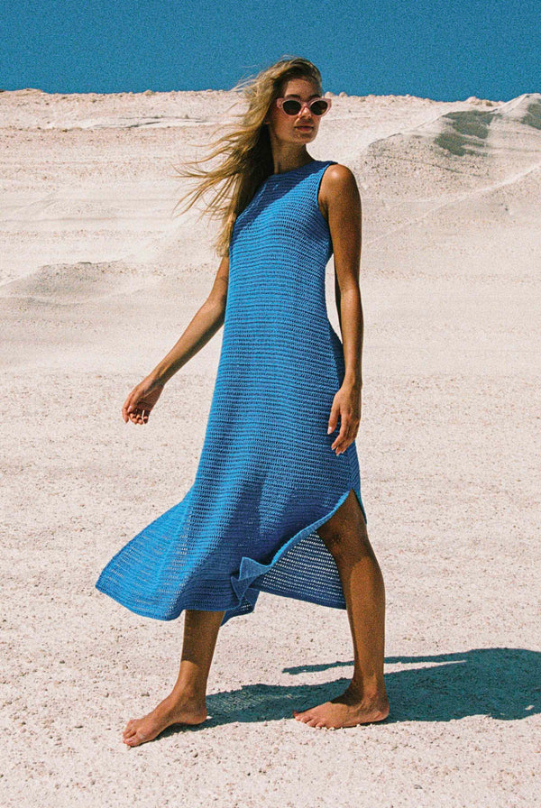 Paloma Dress In Lagoon
