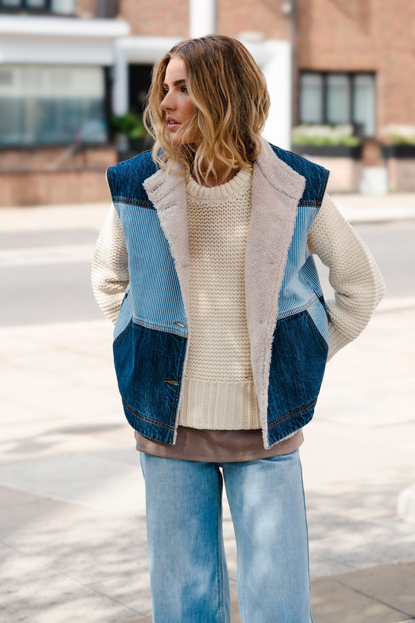 Elsie Knit In Vanilla