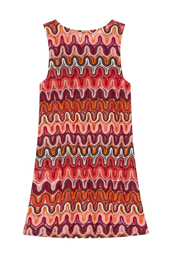 Poolside Mini Dress In Malibu