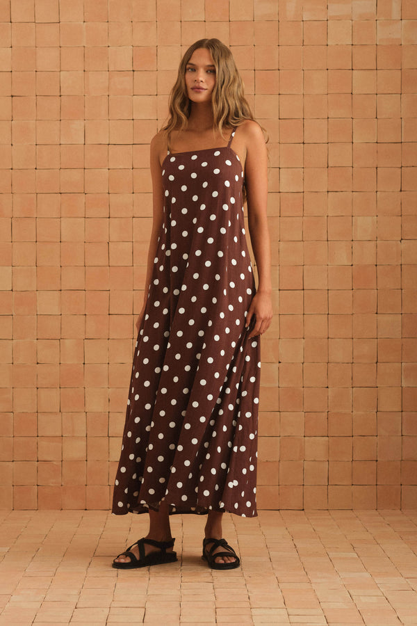 Rocio Dress In Cookies and Cream