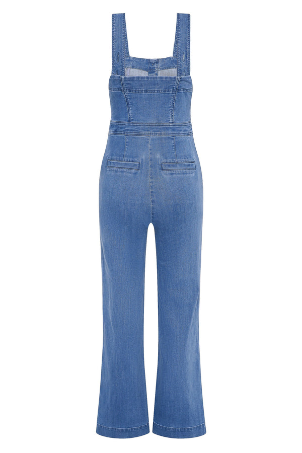 Sabrina Jumpsuit In Indigo Blue