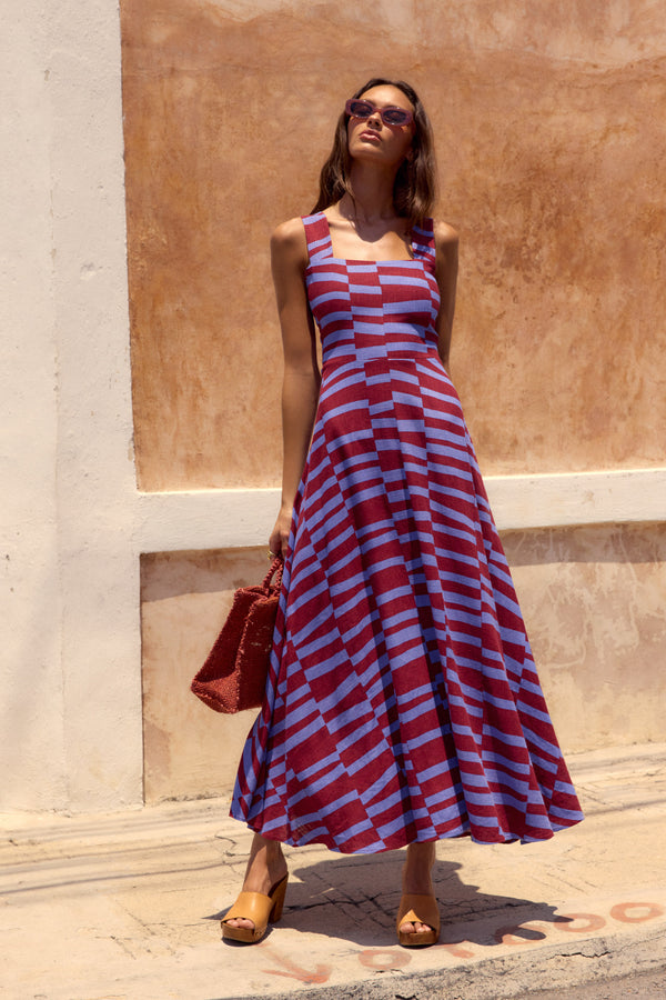 Scarlett Dress In Sea Holly