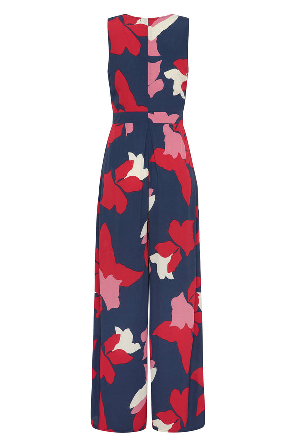 Selma Jumpsuit In Flame Lily