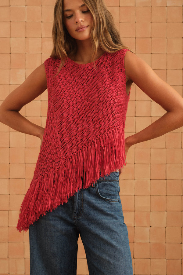 Sisi Top In Rosso