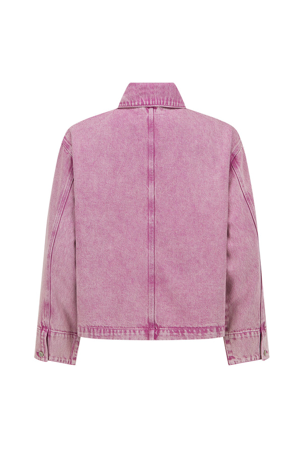 Suni Jacket In Berry Denim