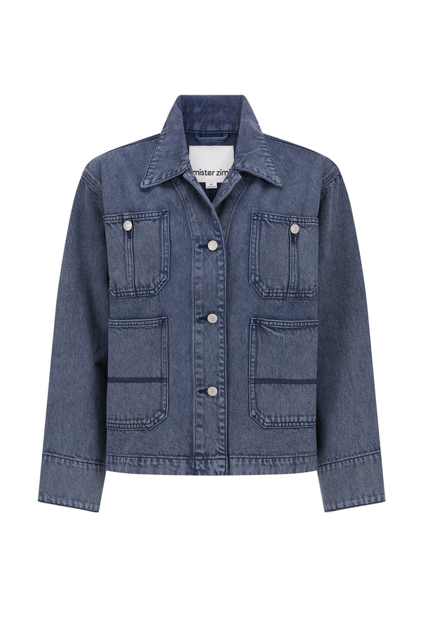 Suni Jacket In Indigo Denim
