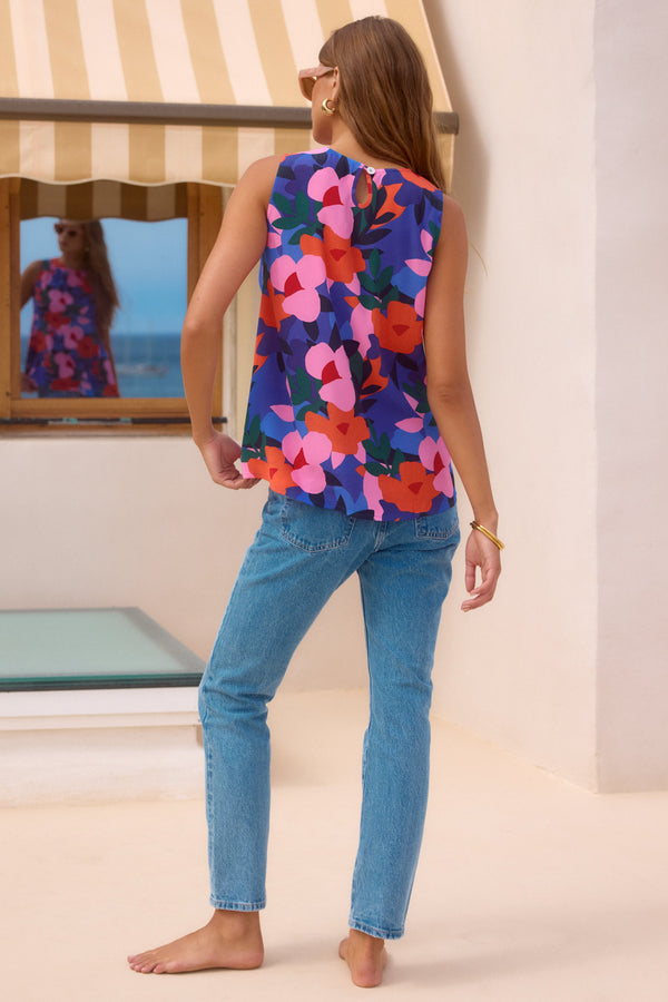 Talitha Top In Acapulco Blue
