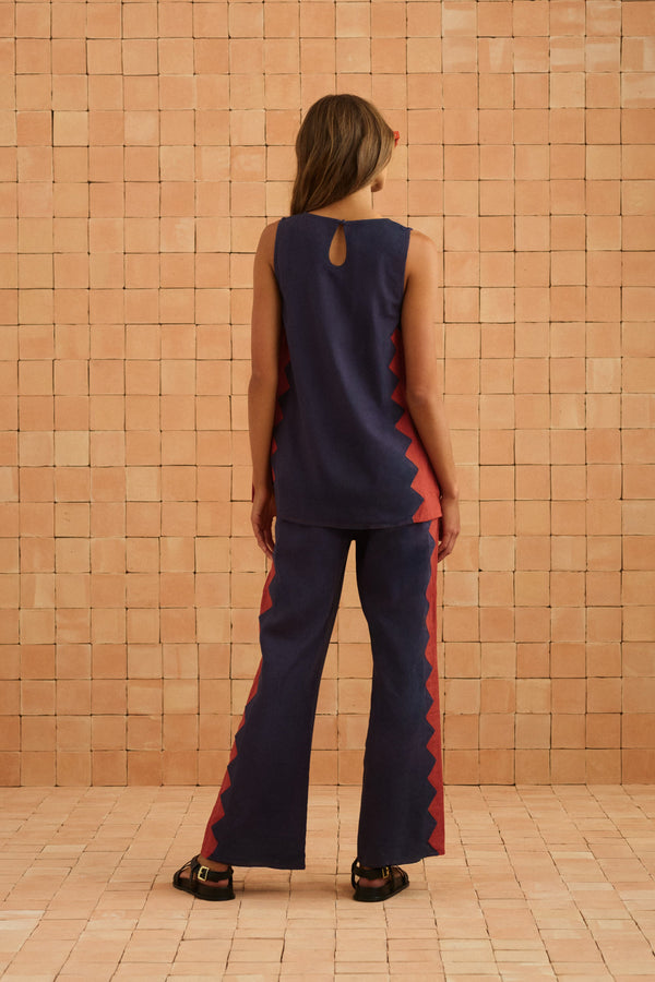 Mia Pants In Foxglove