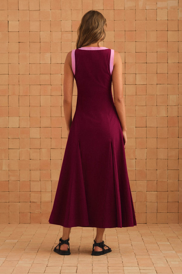 Vera Dress In Roja