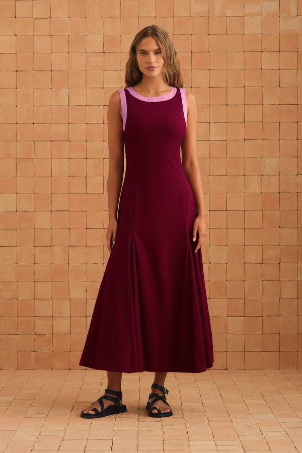 Vera Dress In Roja
