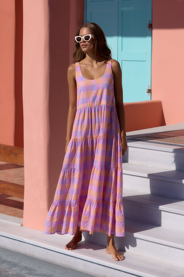 Winifred Maxi Dress In Cube