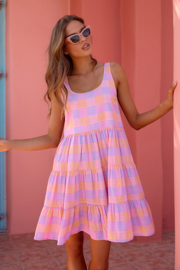 Winifred Tall Dress In Cube