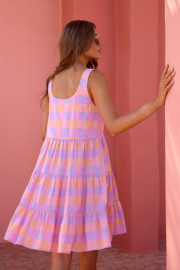 Winifred Tall Dress In Cube