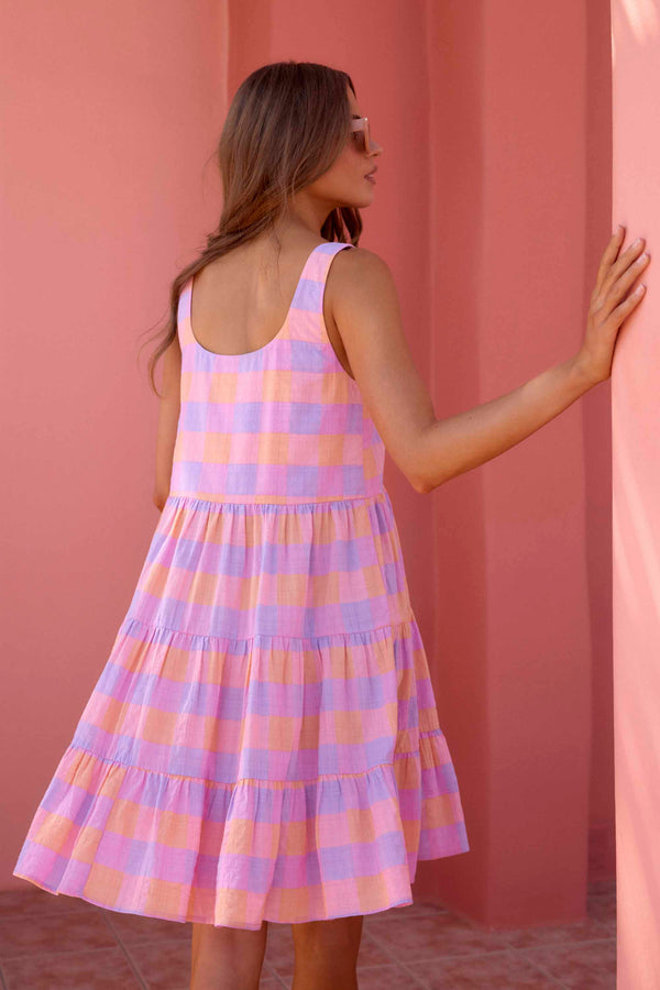 Winifred Tall Dress In Cube