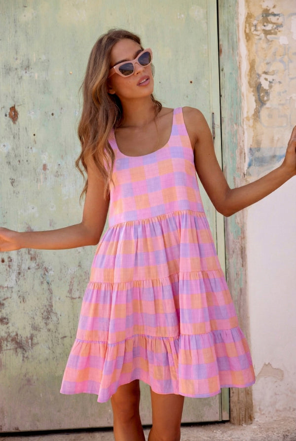 Winifred Tall Dress In Cube