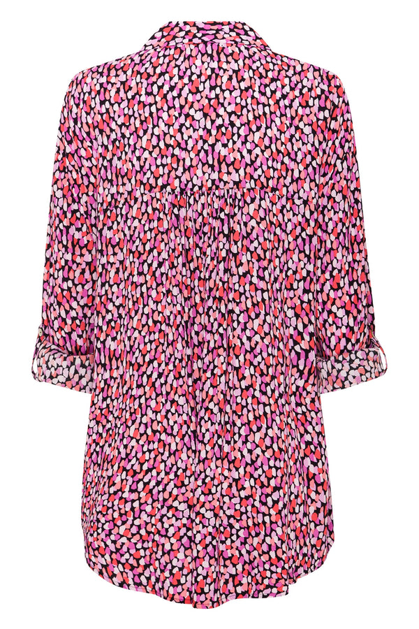 Beach Shirt In Pomegranate