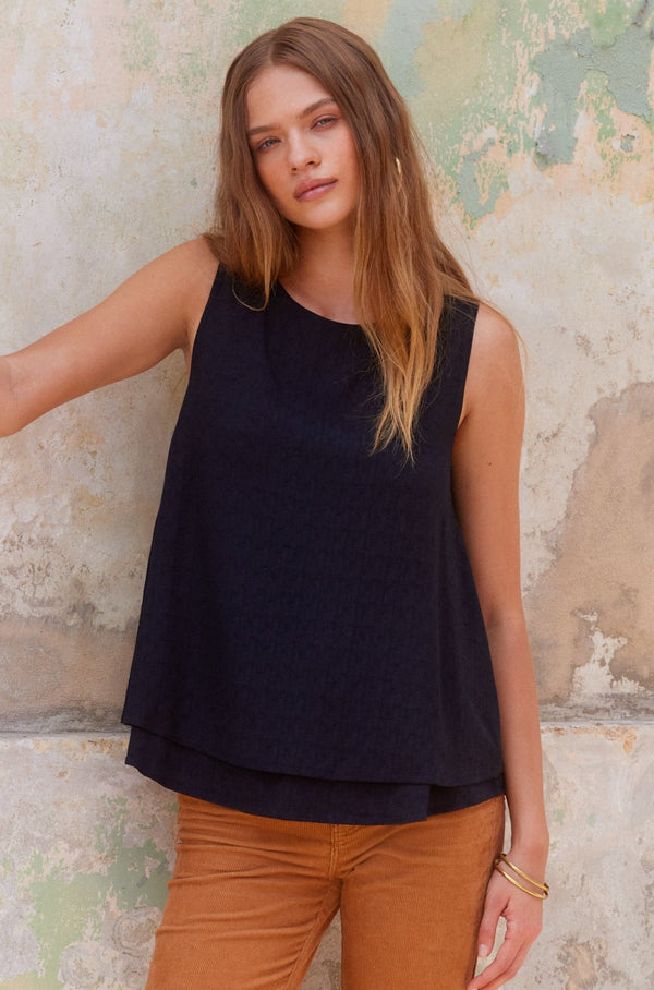 Beatrice Top In Black