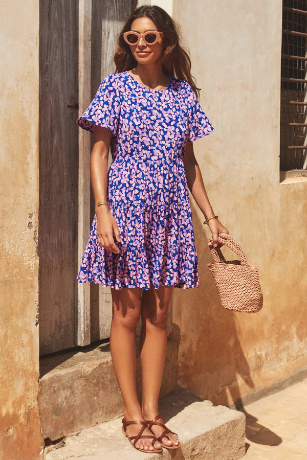 Marloes Mini Dress In Violeta