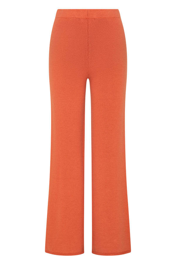 Knit Flares In Paprika